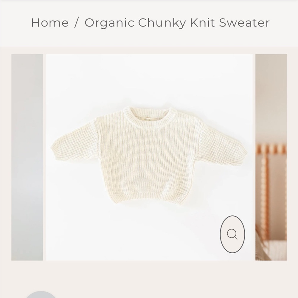 Organic Chunky Knit Sweater